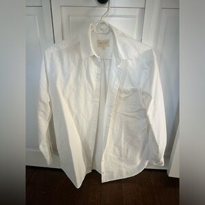 Sezane white button down. NEVER WORN.